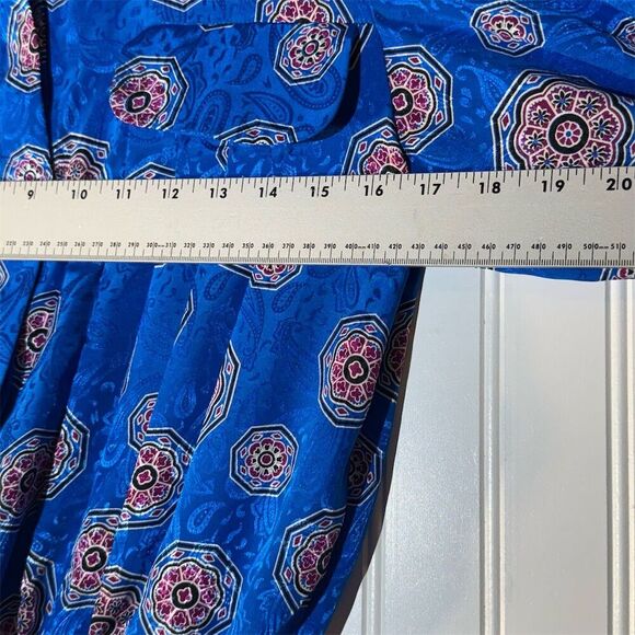 VTG Castleberry Blue Two-Piece Set | 70s Preppy, Retro Boho, Statement Fashion - Picture 3 of 11